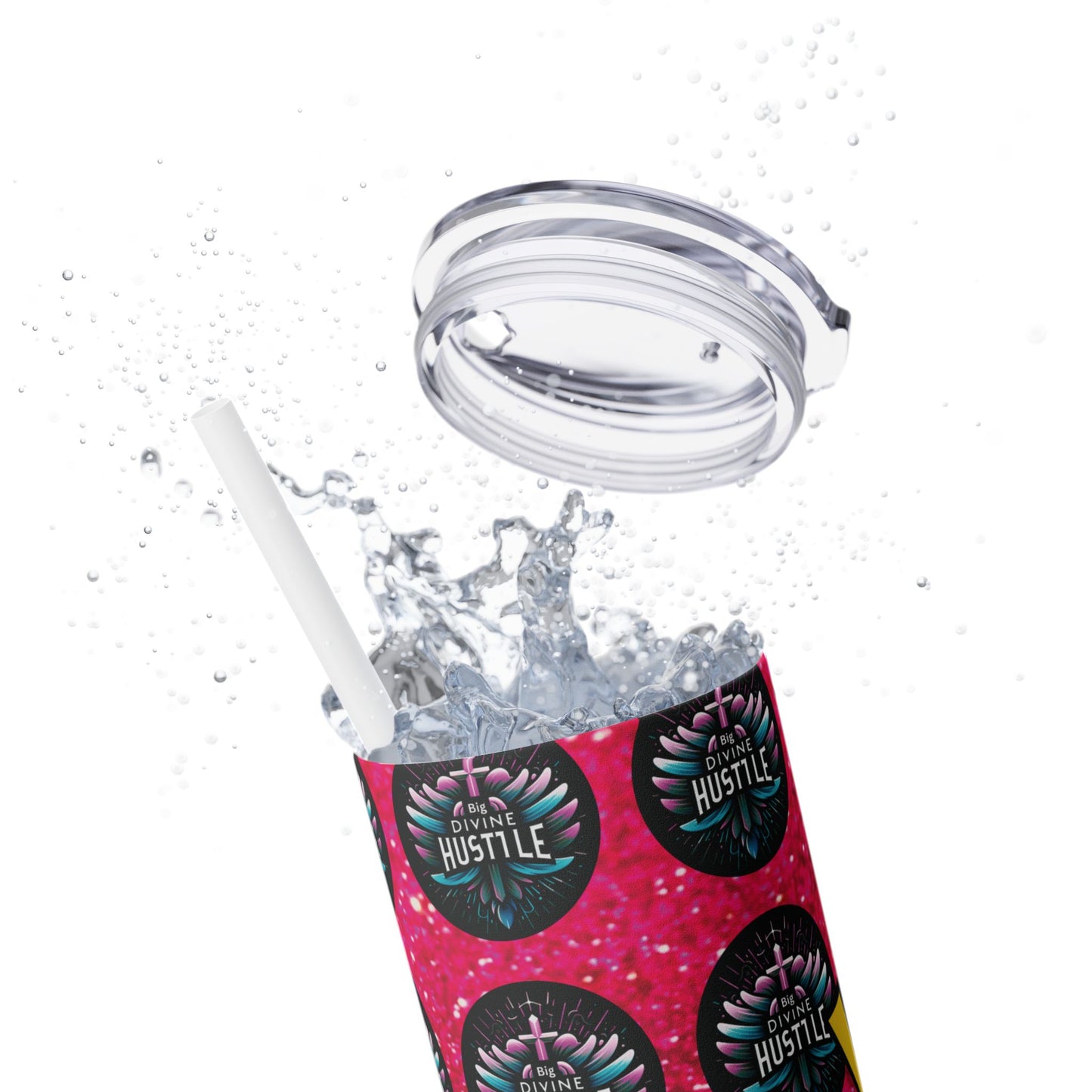 Customizable Skinny Tumbler with Straw - 20oz