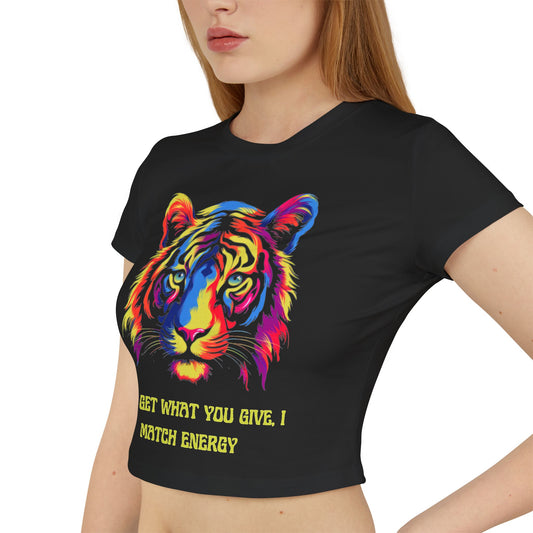 Roaring Chic: Vibrant Tiger, Matching Energy Tee