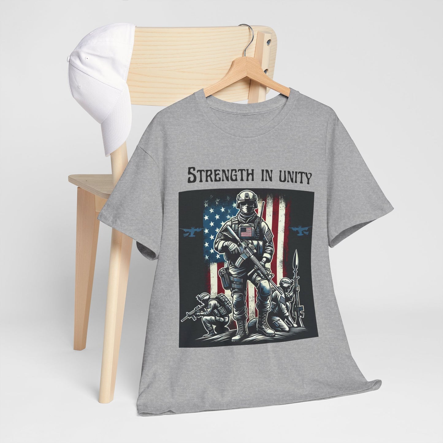 Military Patriotic Tee, Army Graphic T-Shirt, Patriotic Clothing, USA Veteran Shirt, Military Gift Idea