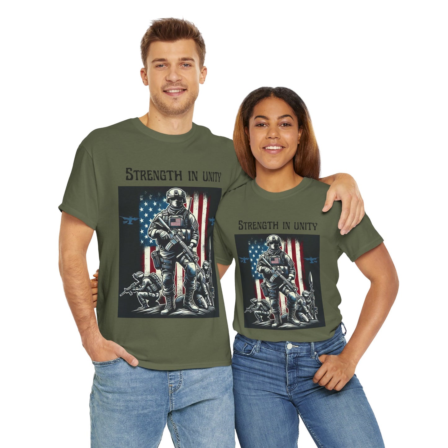 Military Patriotic Tee, Army Graphic T-Shirt, Patriotic Clothing, USA Veteran Shirt, Military Gift Idea