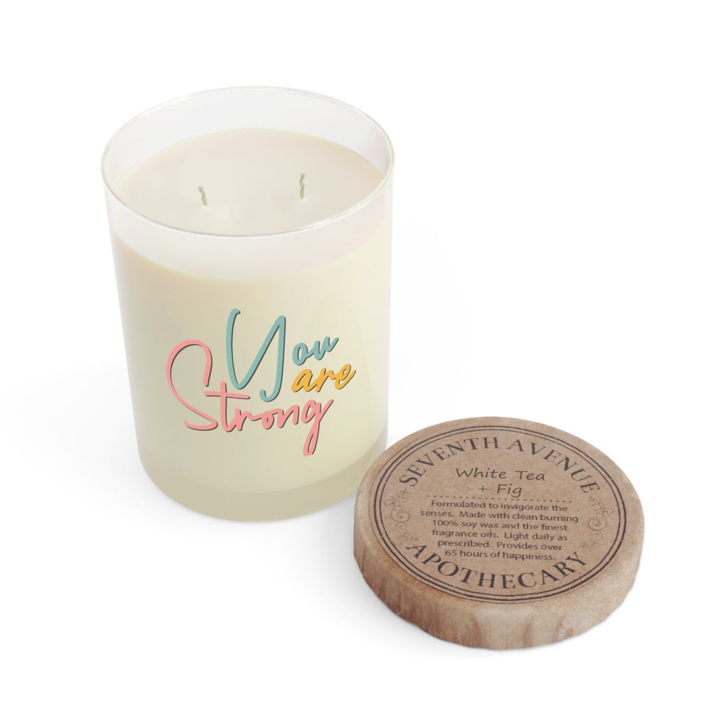 Inspirational Scented Candle – You Are Strong, 11oz