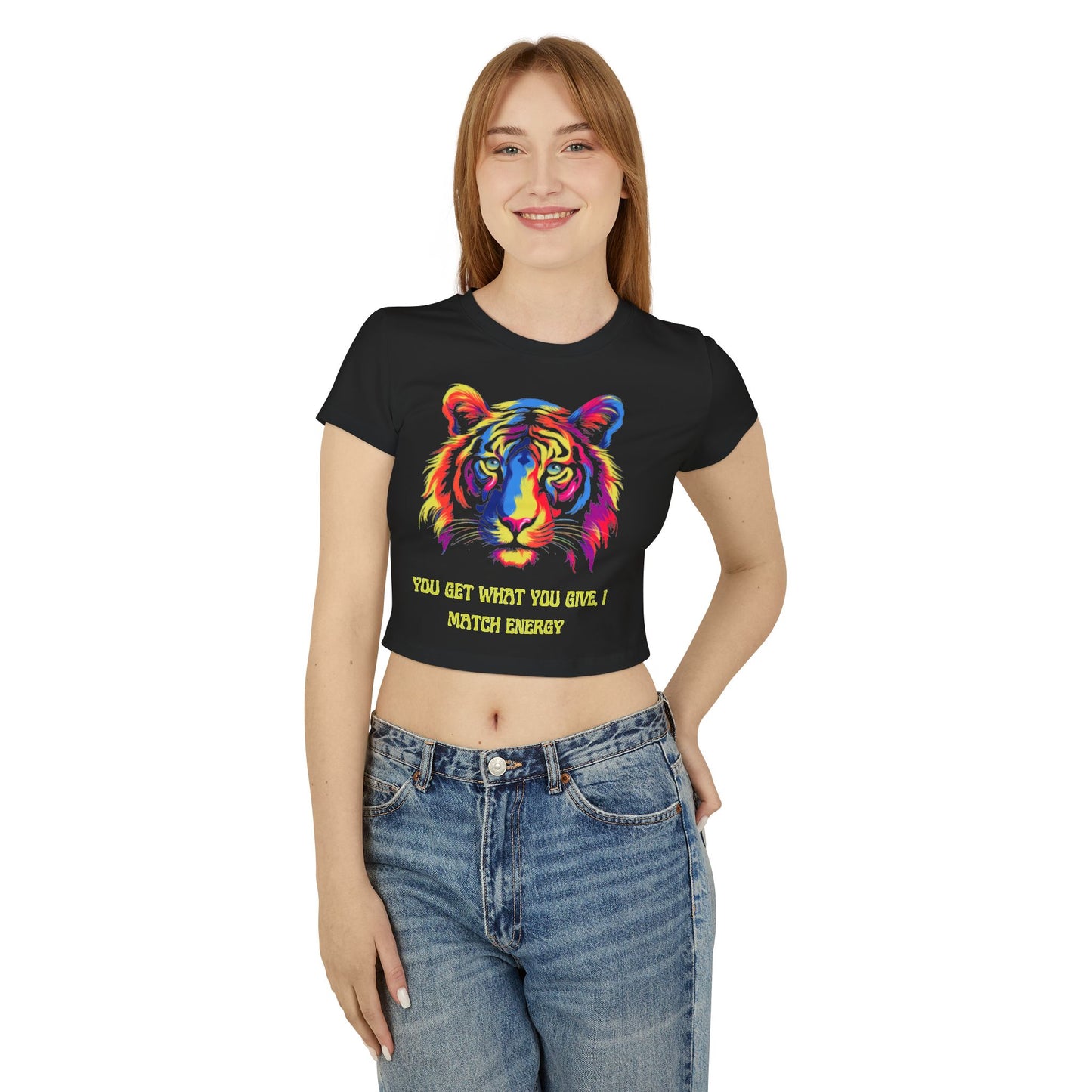 Roaring Chic: Vibrant Tiger, Matching Energy Tee