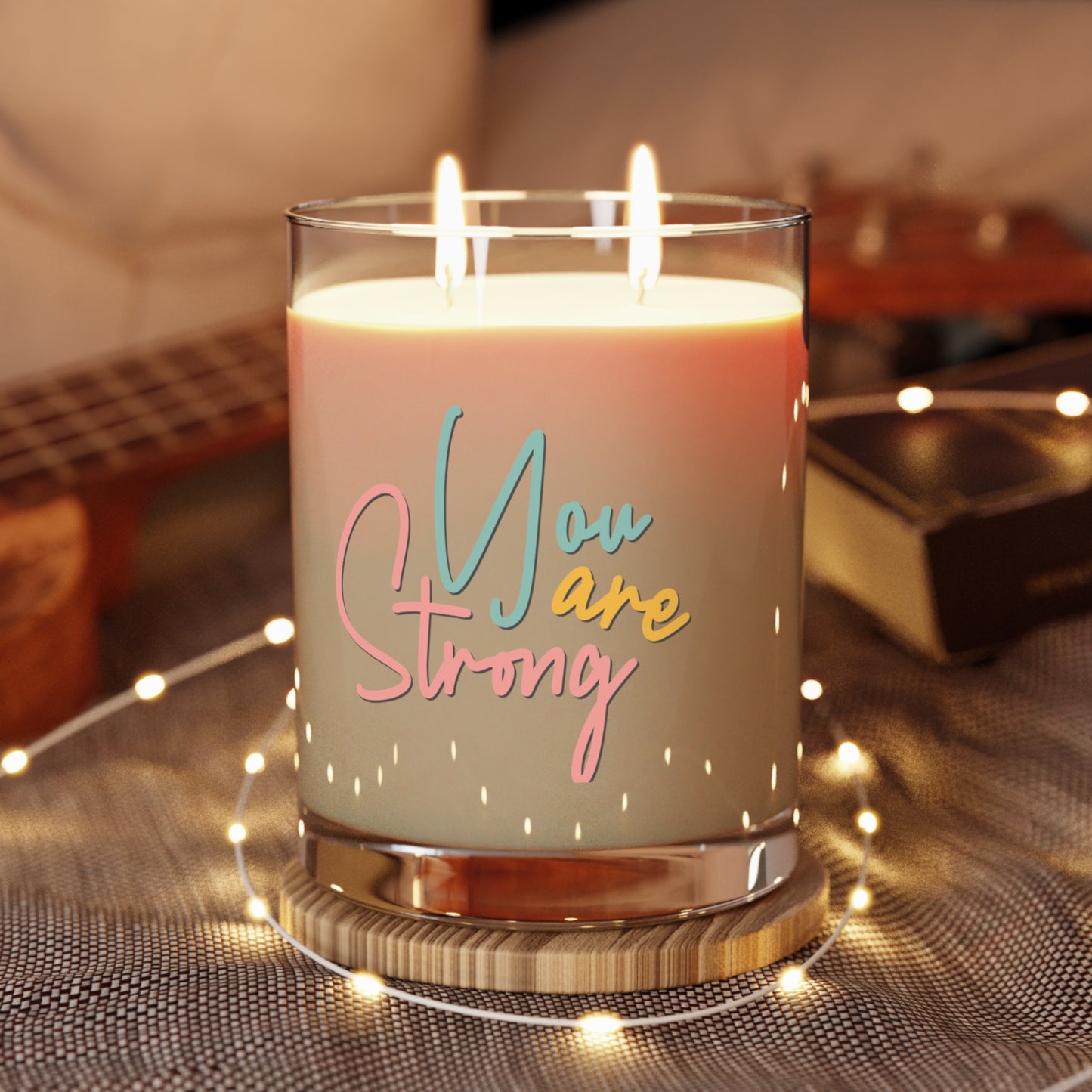 Inspirational Scented Candle – You Are Strong, 11oz