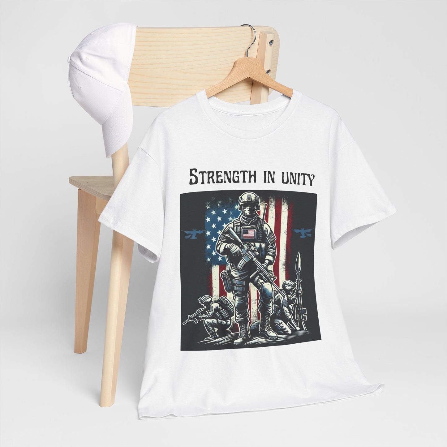 Military Patriotic Tee, Army Graphic T-Shirt, Patriotic Clothing, USA Veteran Shirt, Military Gift Idea