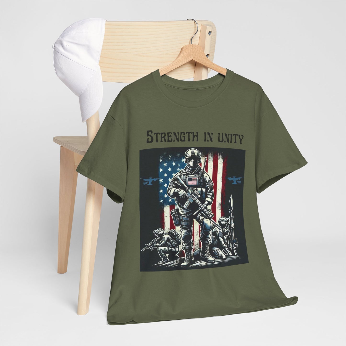 Military Patriotic Tee, Army Graphic T-Shirt, Patriotic Clothing, USA Veteran Shirt, Military Gift Idea