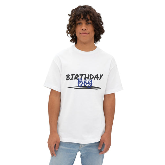 Birthday Boy Unisex Oversized Tee